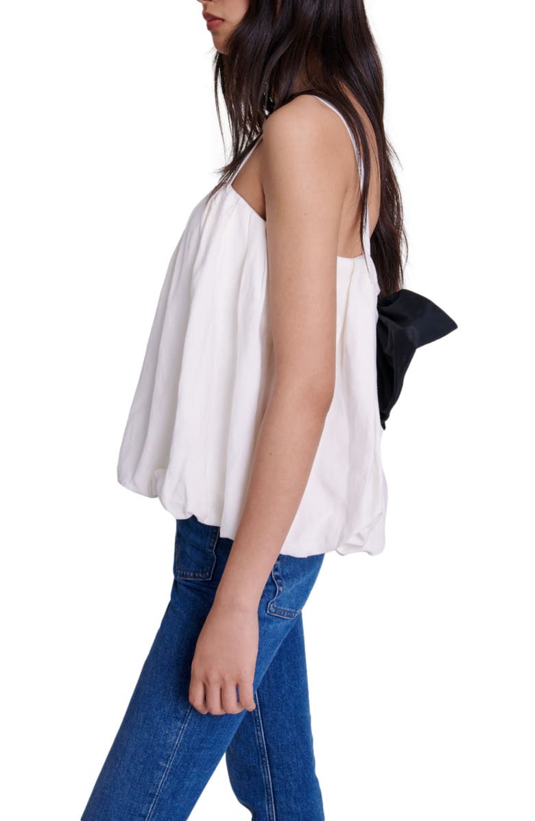 maje Strappy top, Alternate, color, 