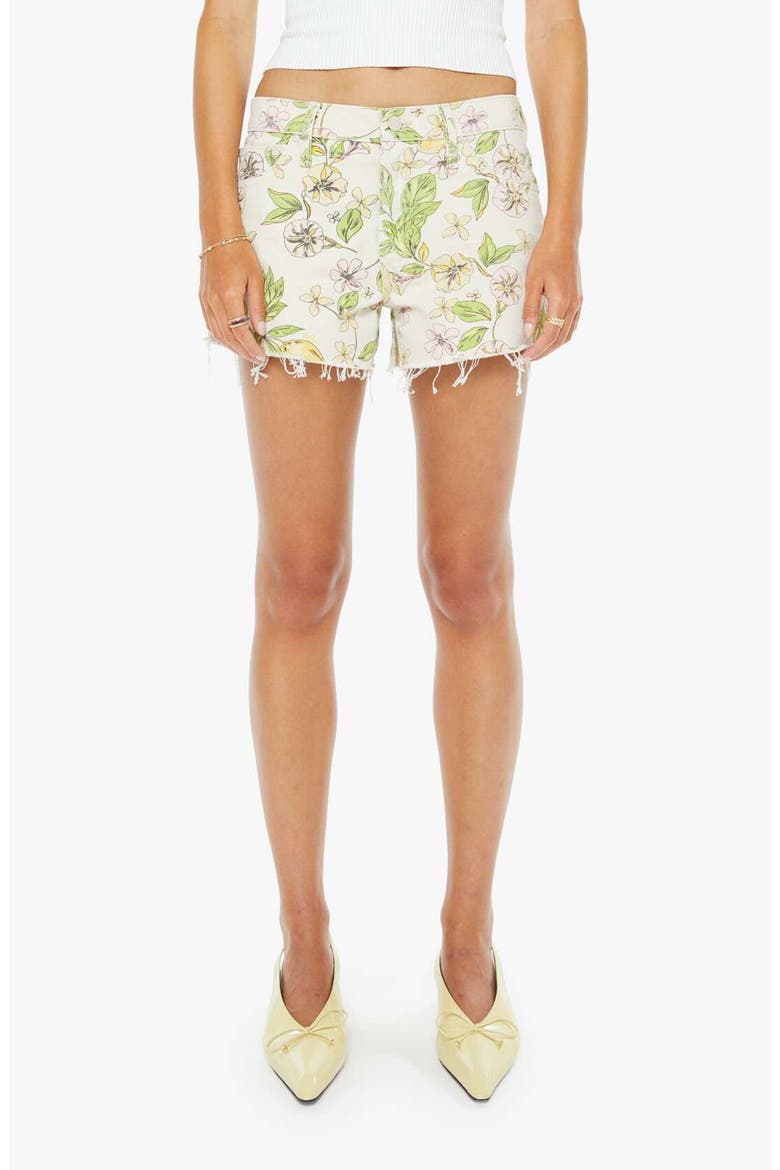 The Dodger Cutoff Denim Shorts, Main, color, LEMONADE STAND