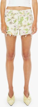 MOTHER The Dodger Cutoff Denim Shorts