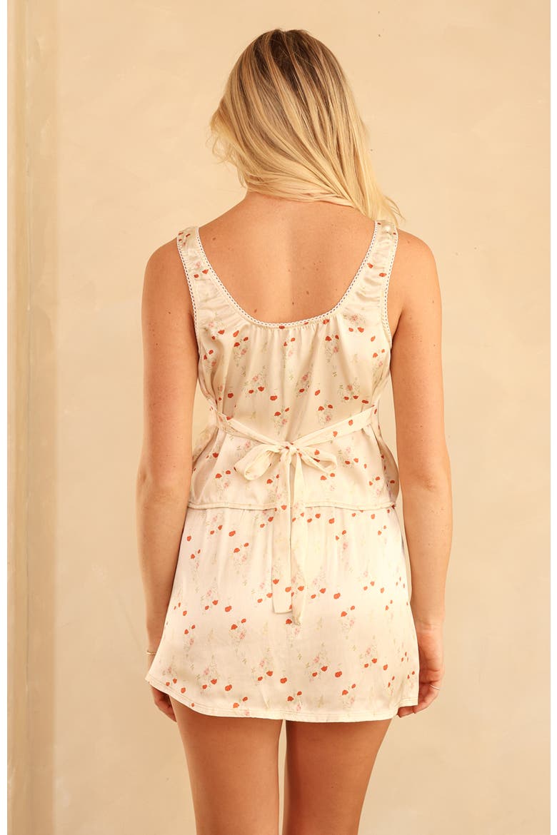 Charmed Mini Skirt, Alternate, color, Rosewater