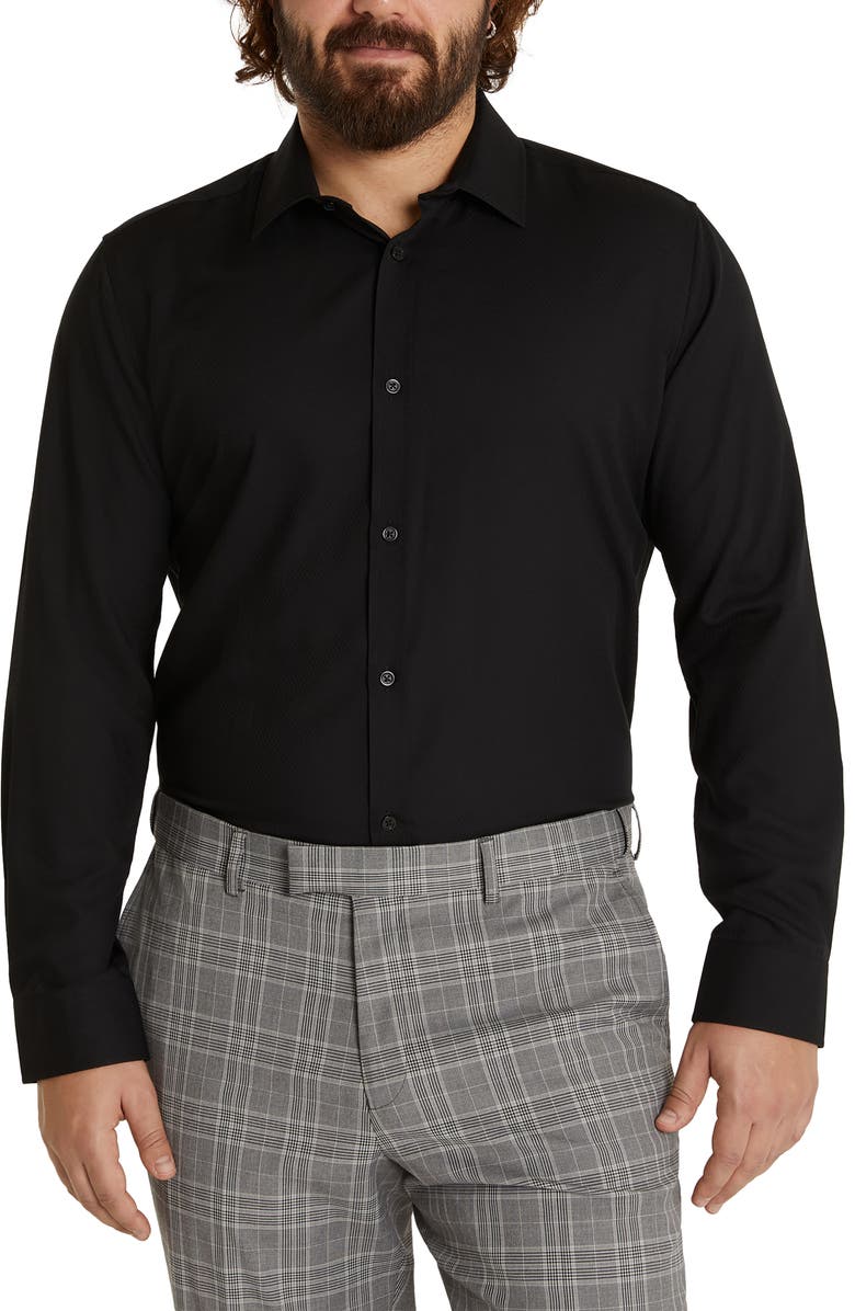 Johnny Bigg Boston Geo Pattern Textured Button-Up Shirt, Main, color,