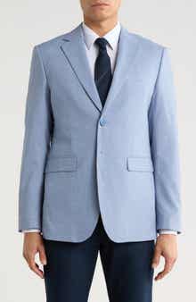 Tahari Slim Fit Plaid Sport Coat
