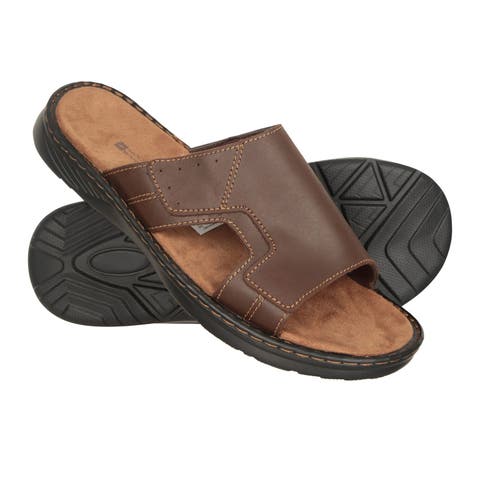 Comfort Leather Slip-on Sandals