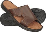 Mountain Warehouse Comfort Leather Slip-on Sandals