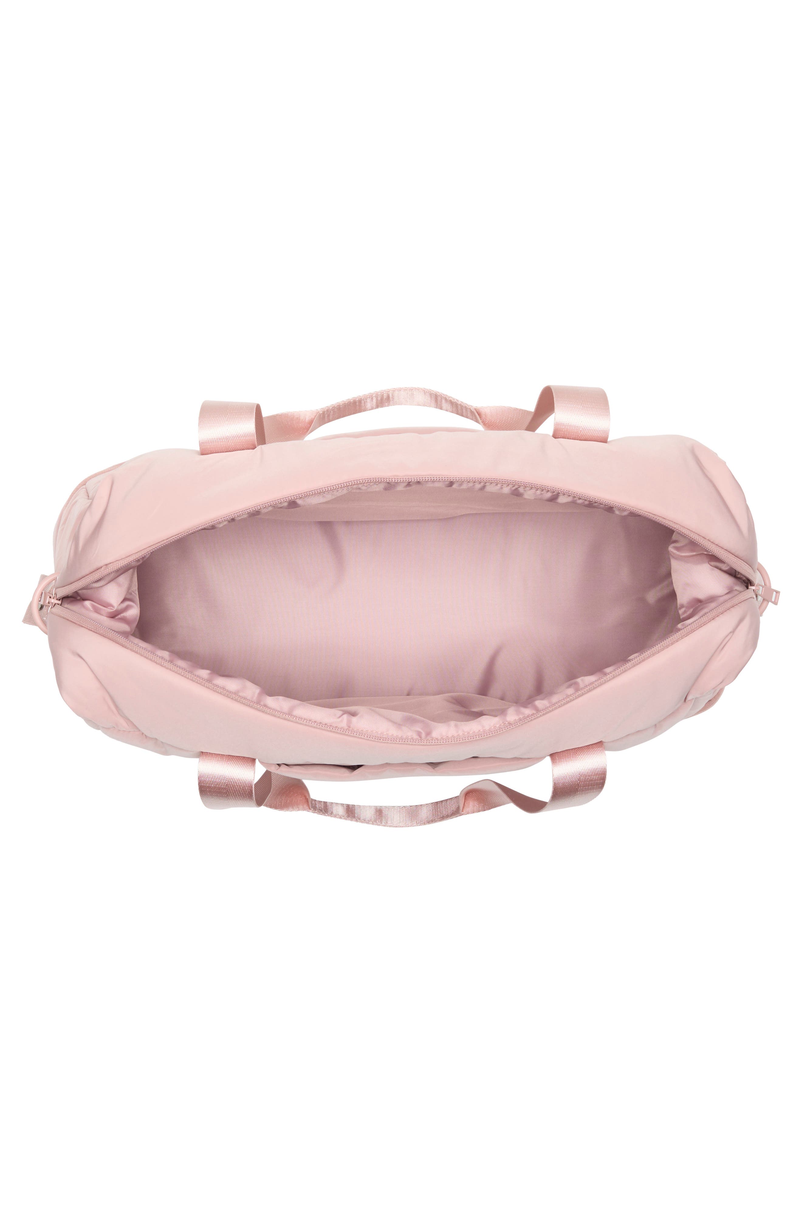 Cloud Drop Bottom Duffle Bag, Alternate, color, NORDSTROM BLUSH