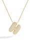 18K Gold / Letter H