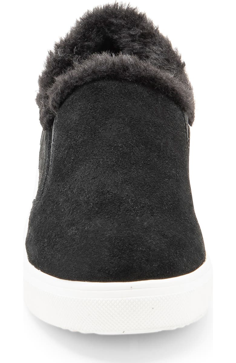 Blondo Gia Faux Fur Trim Waterproof Slip-On Sneaker, Alternate, color,