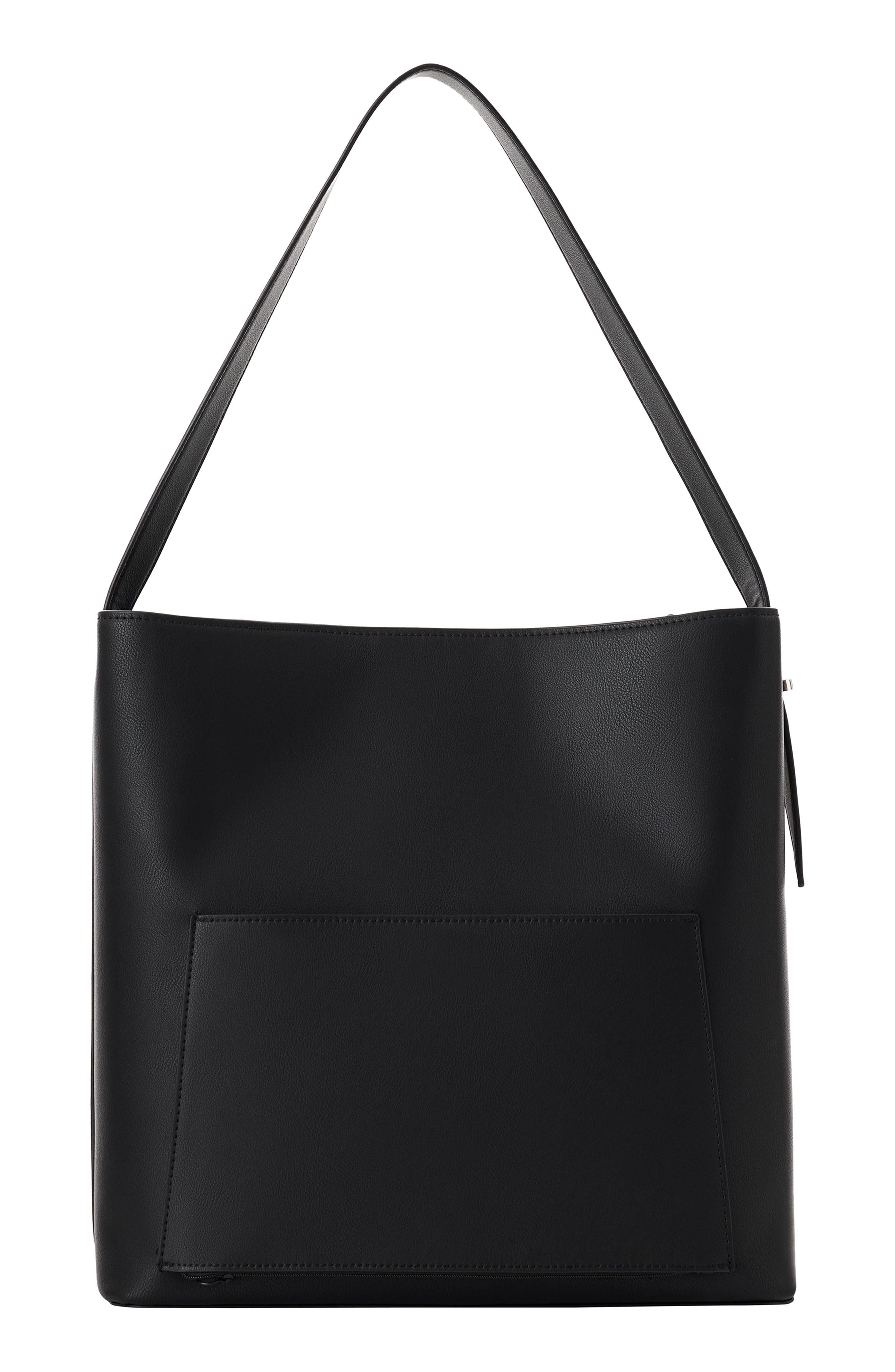 Béis The Wicked Faux Leather Tote, Alternate, color, 