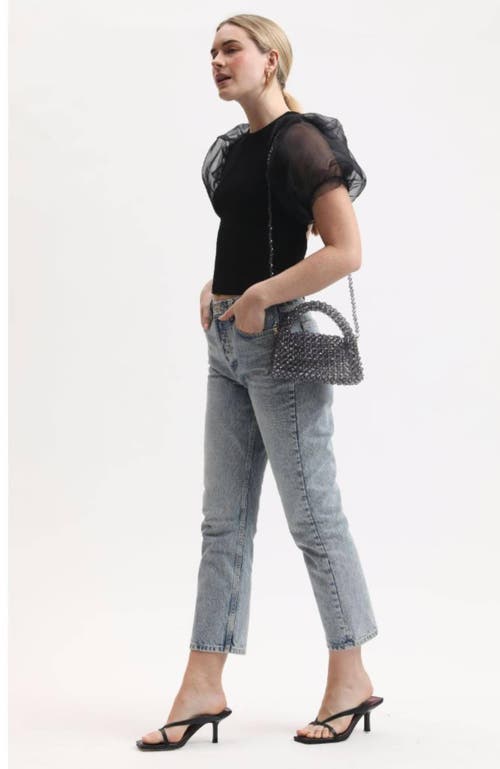 Moda Luxe Dolly Evening Bag In Smoke