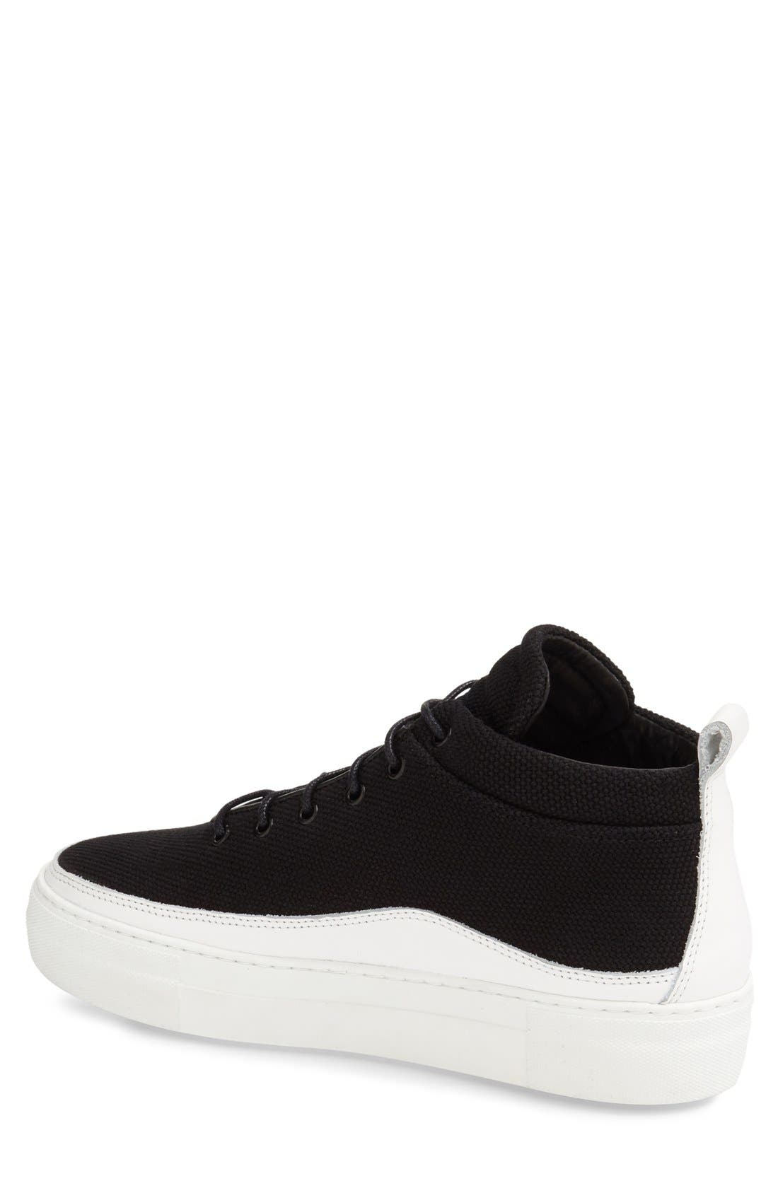 Public School 'Braeburn' High Top Sneaker, Alternate, color, Black Canvas