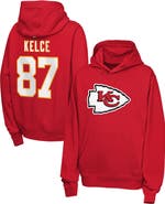 Nike Youth Nike Travis Kelce Red Kansas City Chiefs Name & Number Club Fleece Hoodie