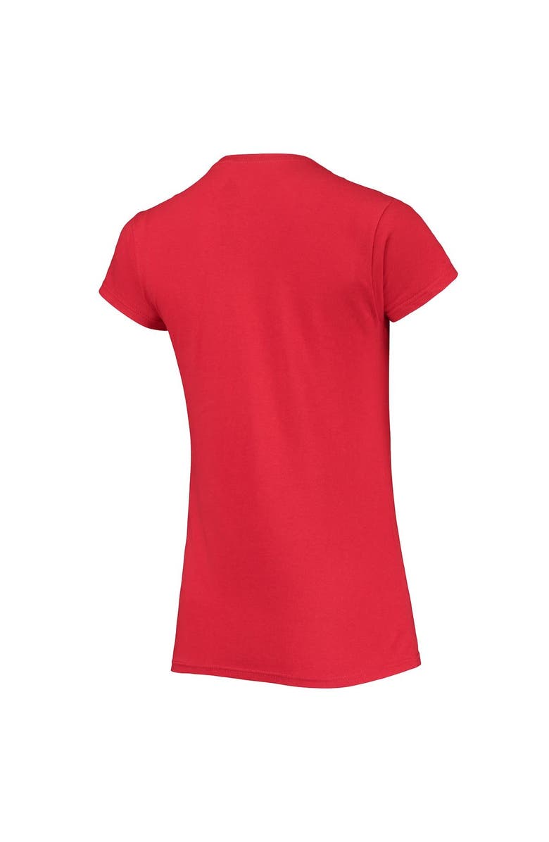 STITCHES Women's Stitches Red Kansas City Monarchs Negro League Logo T-Shirt, Alternate, color, Red