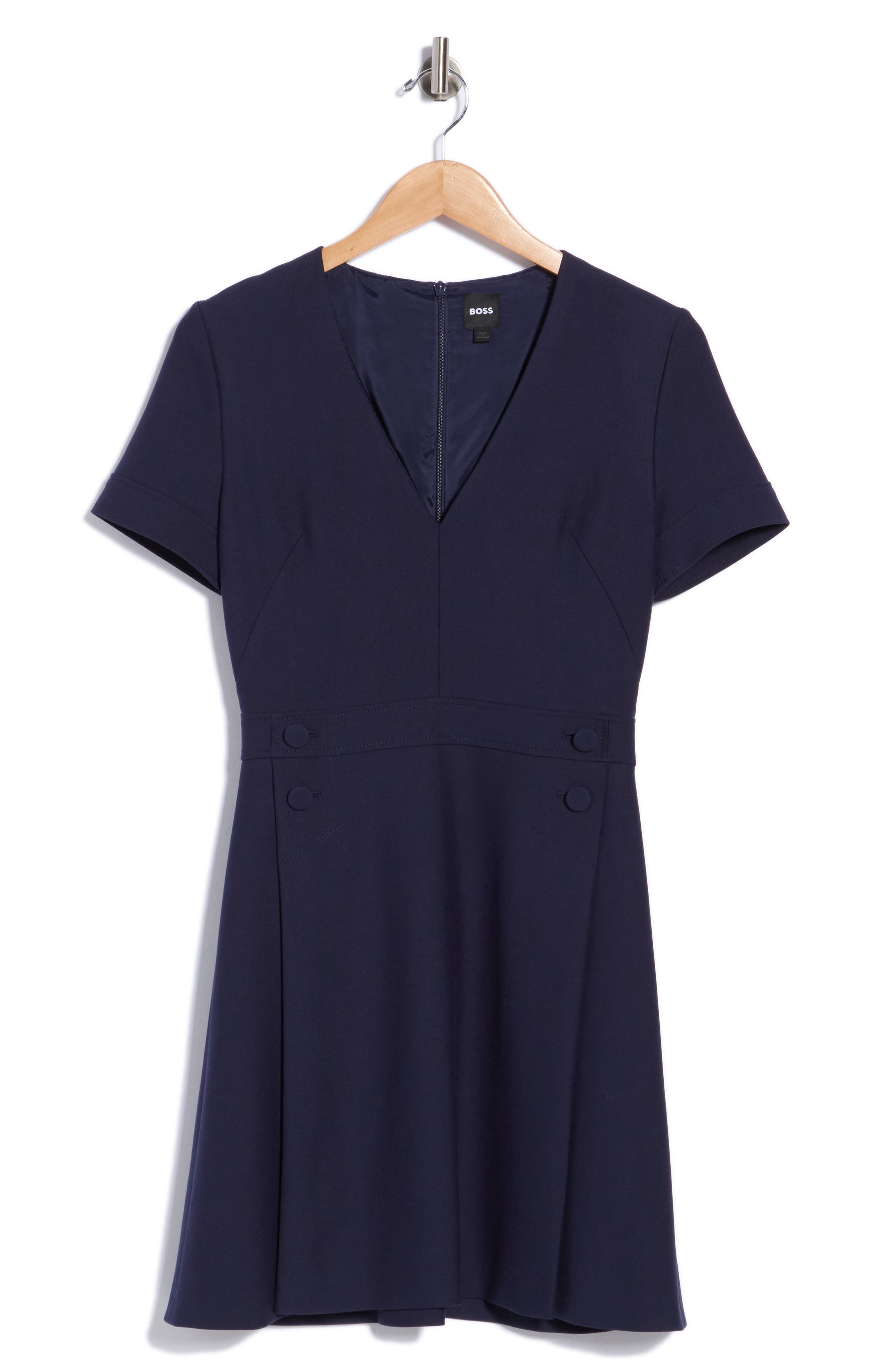 Dahelga V-Neck Short Sleeve Dress