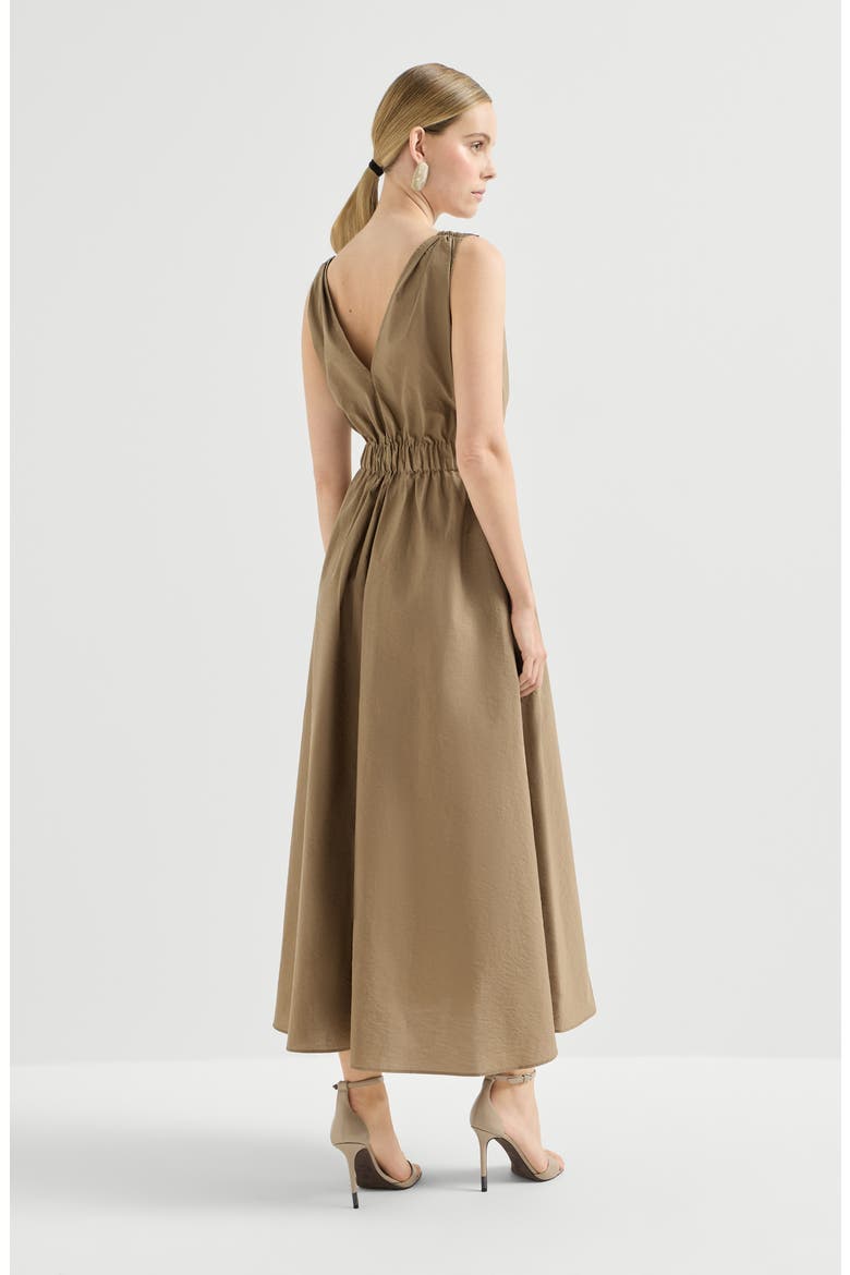 Dress with belt, Alternate, color, Sand
