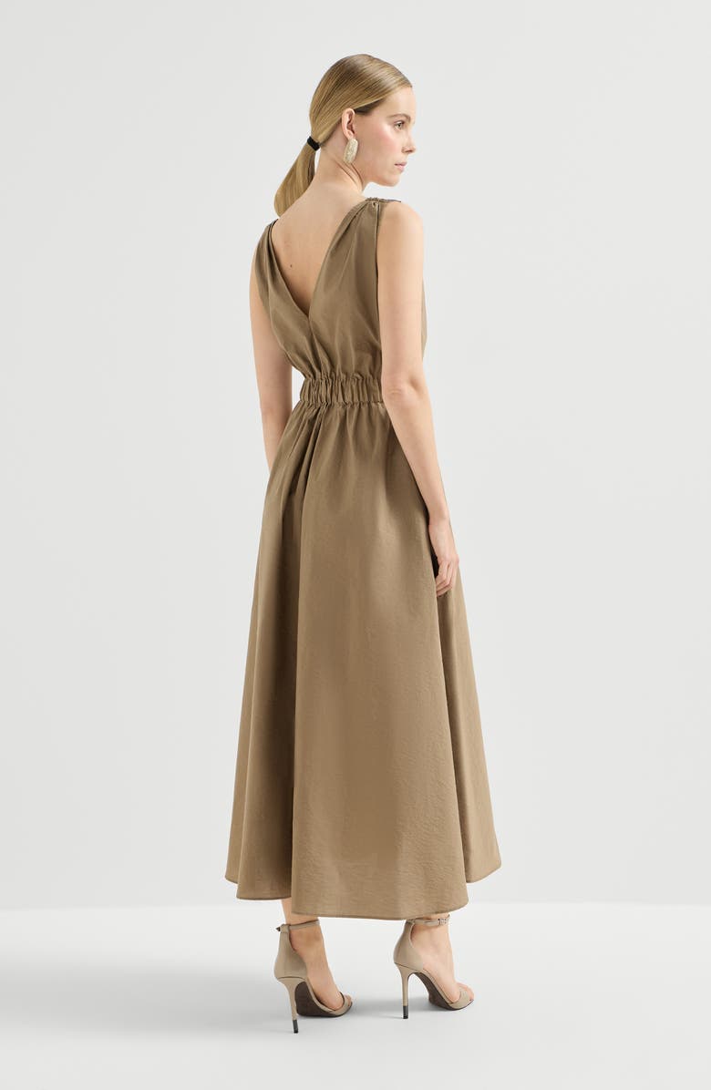 Brunello Cucinelli Dress with belt, Alternate, color, Sand