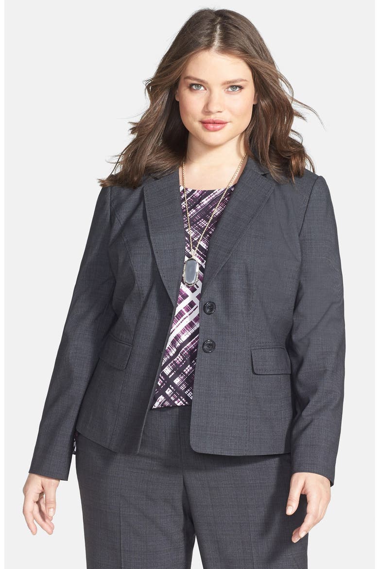 'Charcoal Crosshatch' Suit Jacket, Main, color, CHARCOAL CROSSHATCH PATTERN