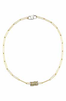 REBL Gender Inclusive Two-Tone Disc Chain Necklace