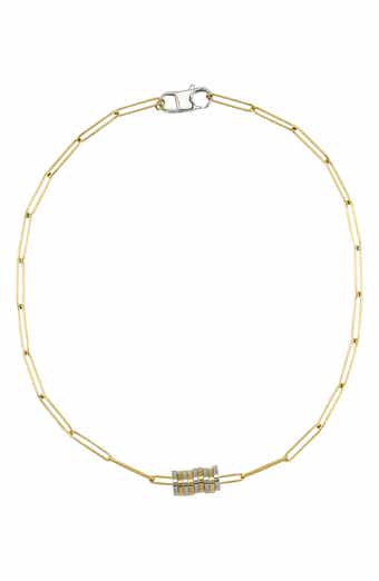 REBL Gender Inclusive Two-Tone Disc Chain Necklace