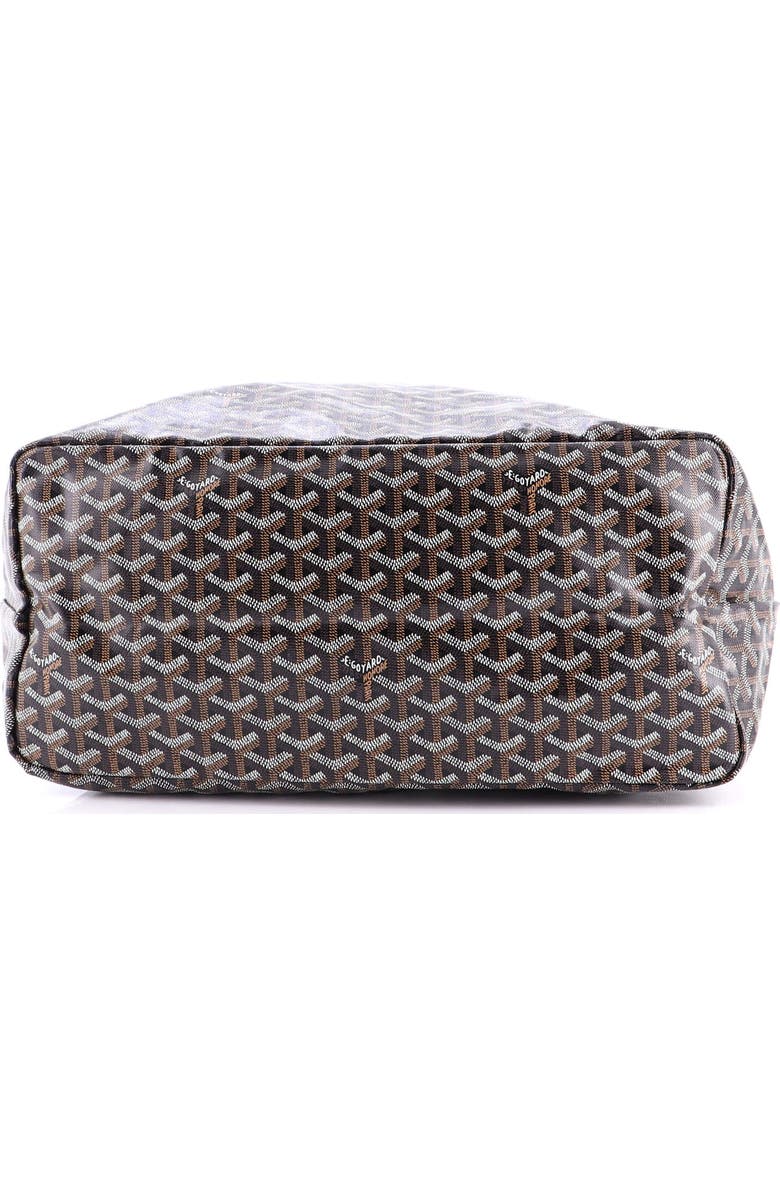 Pre-Owned Goyard Saint Louis Tote Coated Canvas GM, Alternate, color, Black