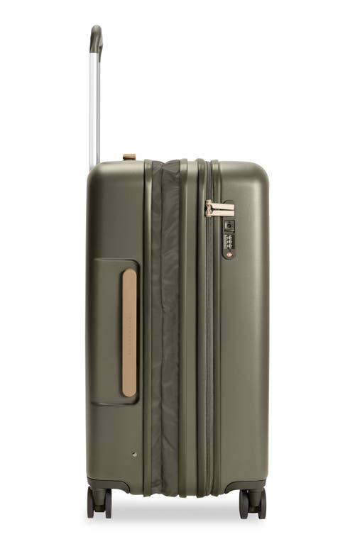 Briggs & Riley Sympatico Medium 27-inch Expandable Spinner Luggage In Olive