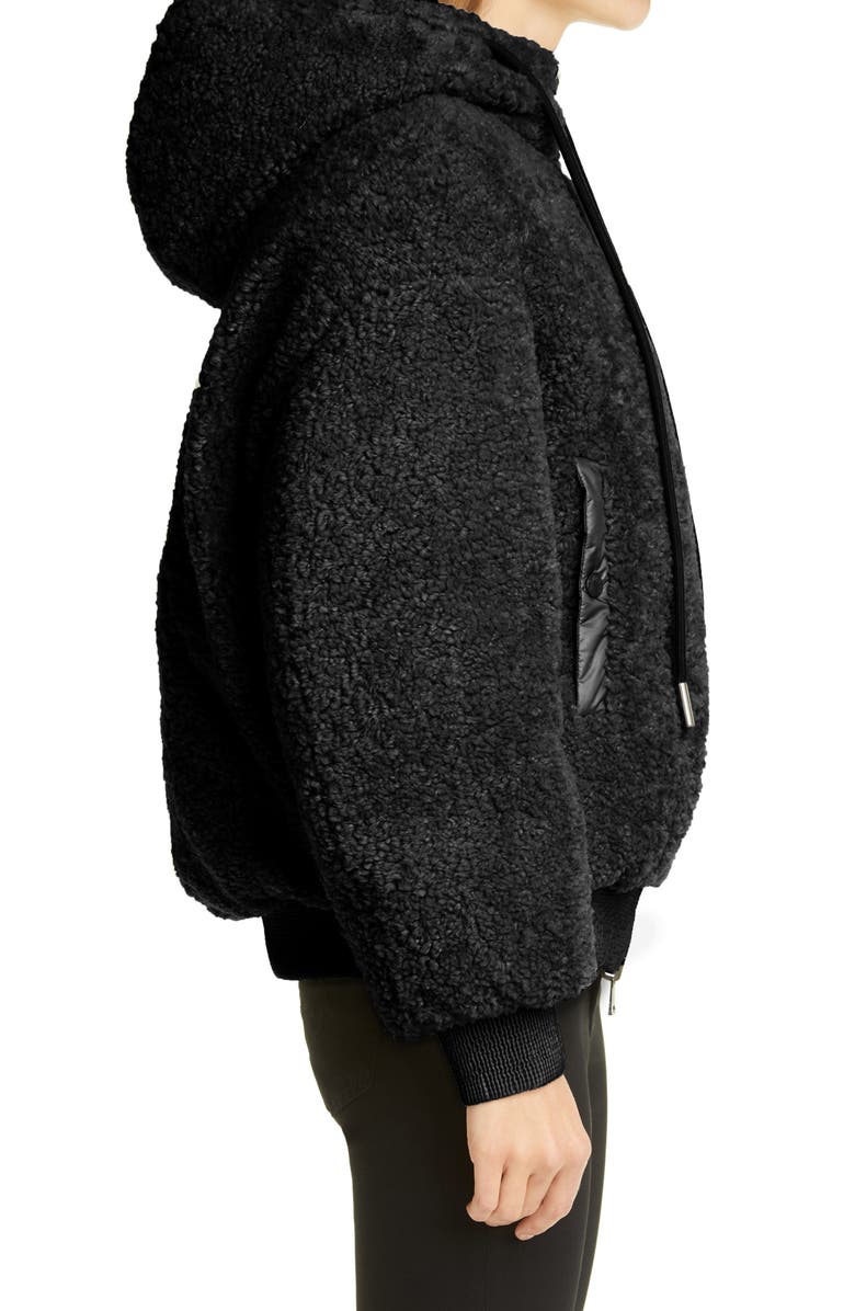 Moncler Ilet Reversible Faux Shearling Puffer Jacket, Alternate, color, 