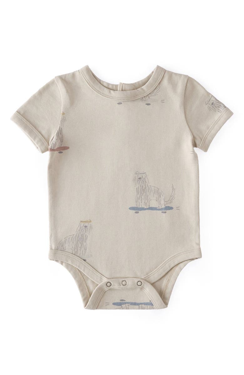 Pehr Print Organic Cotton Bodysuit, Main, color, 