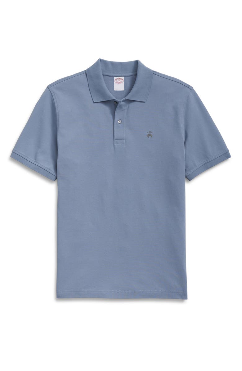 Brooks Brothers Stretch Supima<sup>®</sup> Cotton Piqué Polo, Main, color, 
