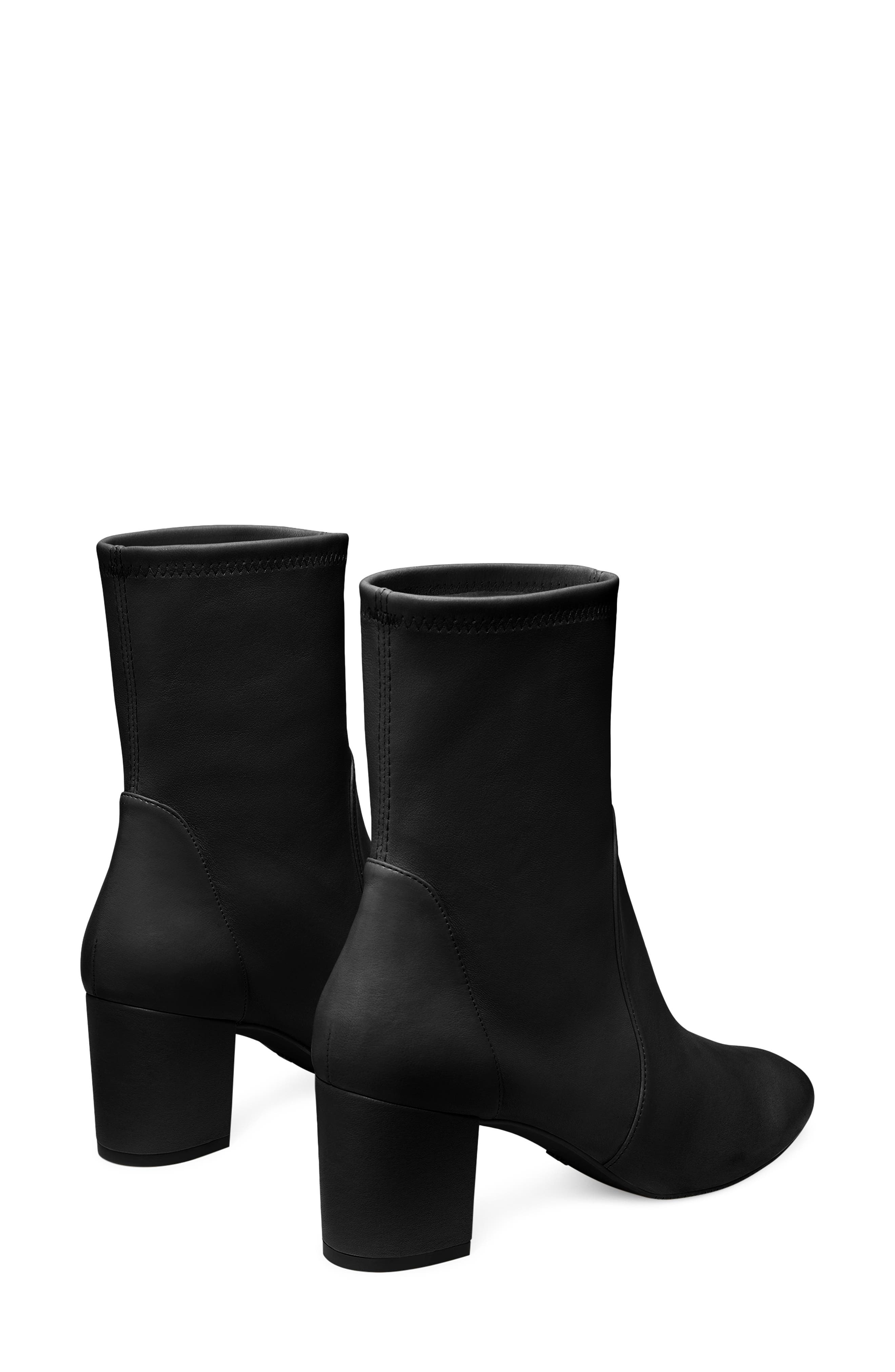 Stuart Weitzman Yuliana Ankle Bootie, Alternate, color, Black