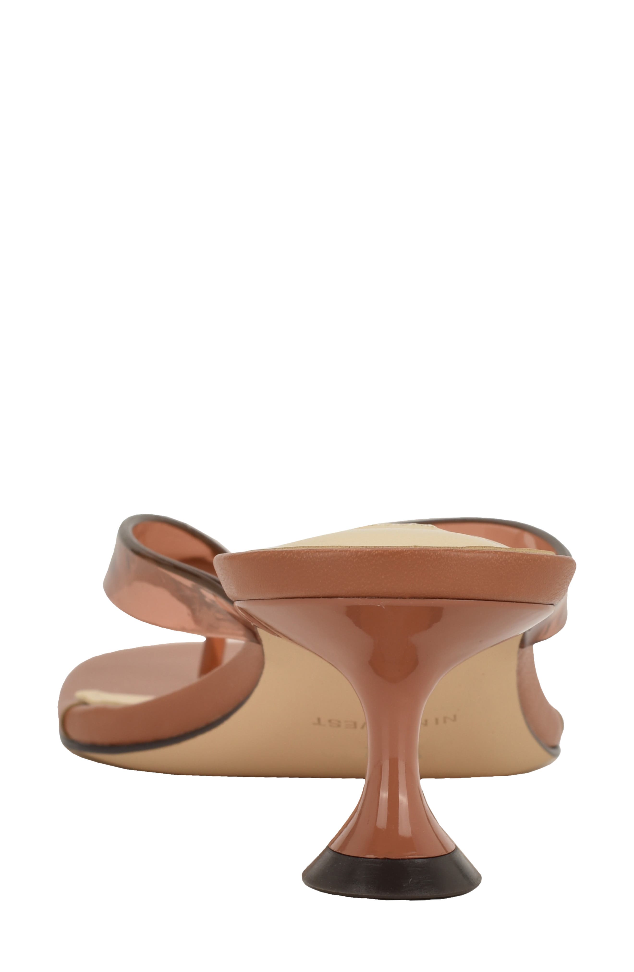 Crisee Kitten Heel Flip Flop, Alternate, color, LIGHT BROWN