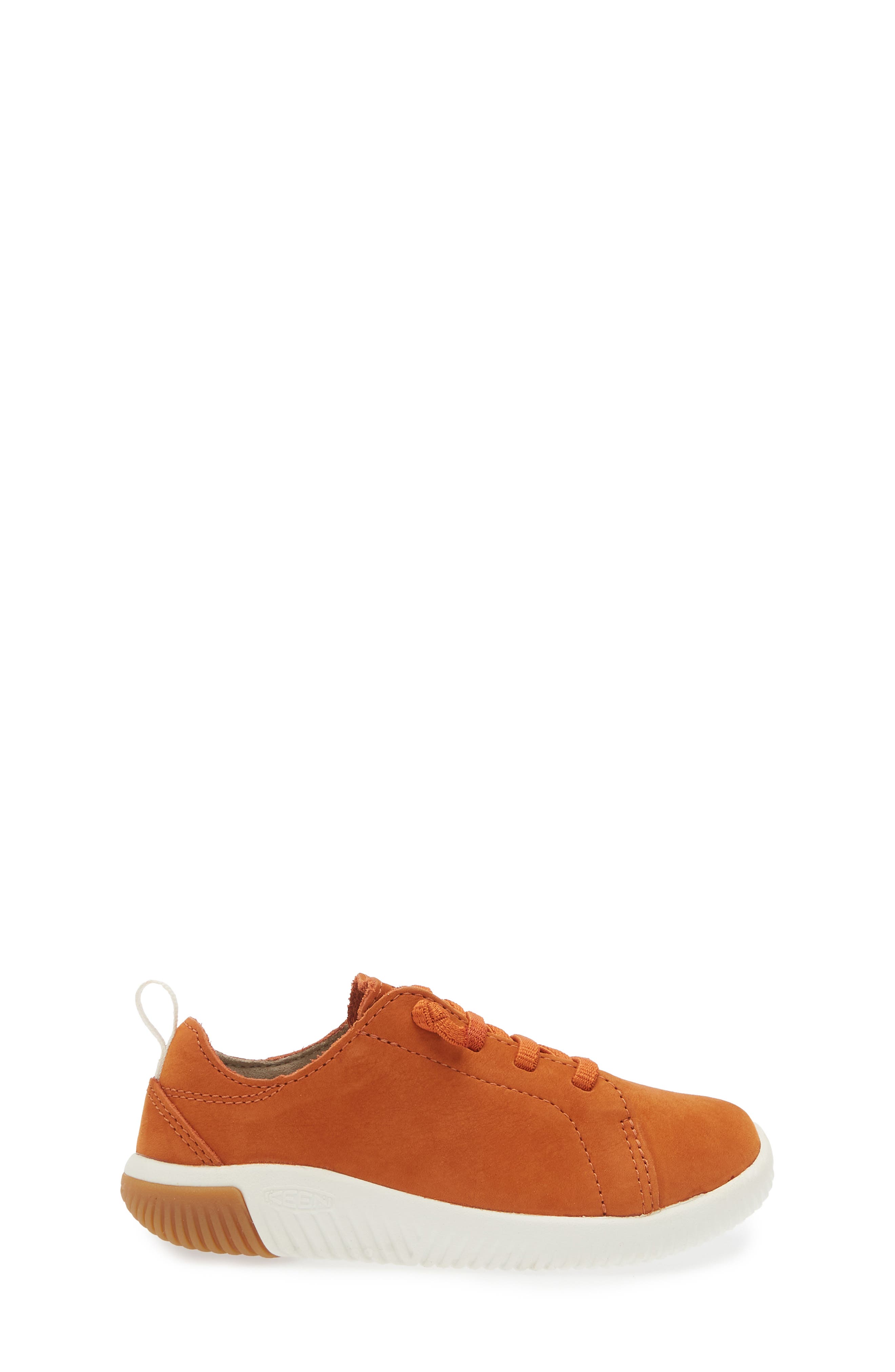 Kids' KNX Leather Sneaker, Alternate, color, GOLD FLAME/ STAR WHITE