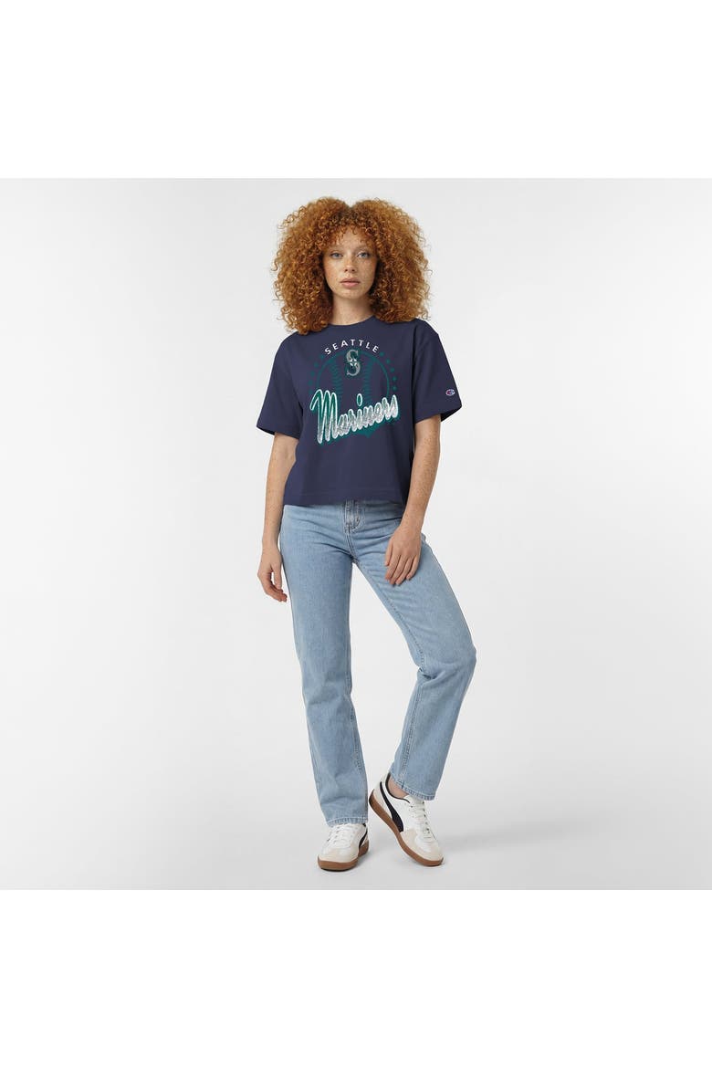 Women's Champion Navy Seattle Mariners All-Star T-Shirt, Alternate, color, Navy