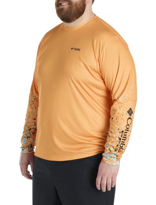 COLUMBIA COLUMBIA BIG & TALL TERMINAL TACKLE PFG X BENTLEY LONG-SLEEVE GRAPHIC T-SHIRT