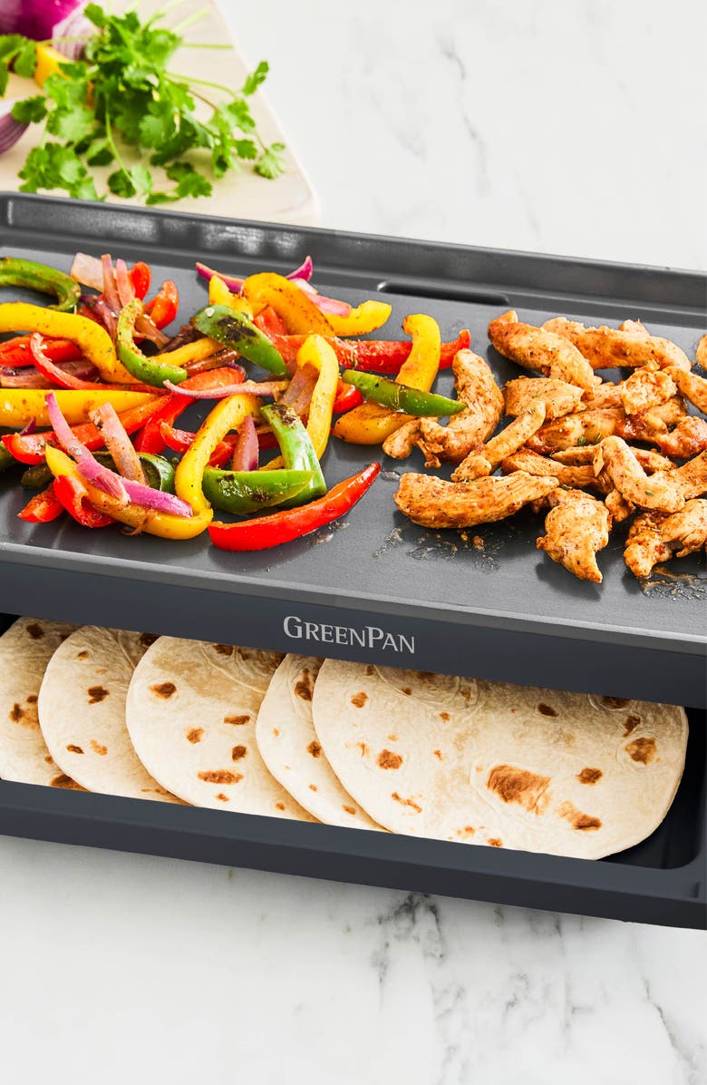 GreenPan Advanced Electric Griddle, Alternate, color, Graphite