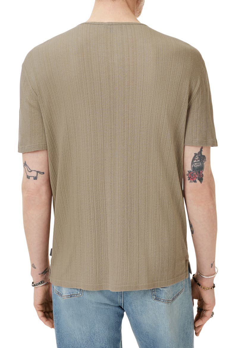 Ciel Variegated Rib Henley, Alternate, color, SPRUCE
