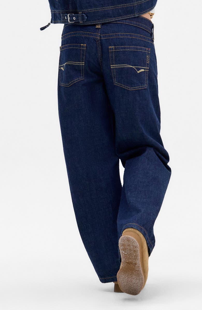 BDG Urban Outfitters Kayla Low Rise Wide Leg Jeans, Alternate, color, Rinse