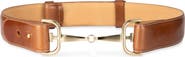 Sam Edelman Horsebit Buckle Leather Belt