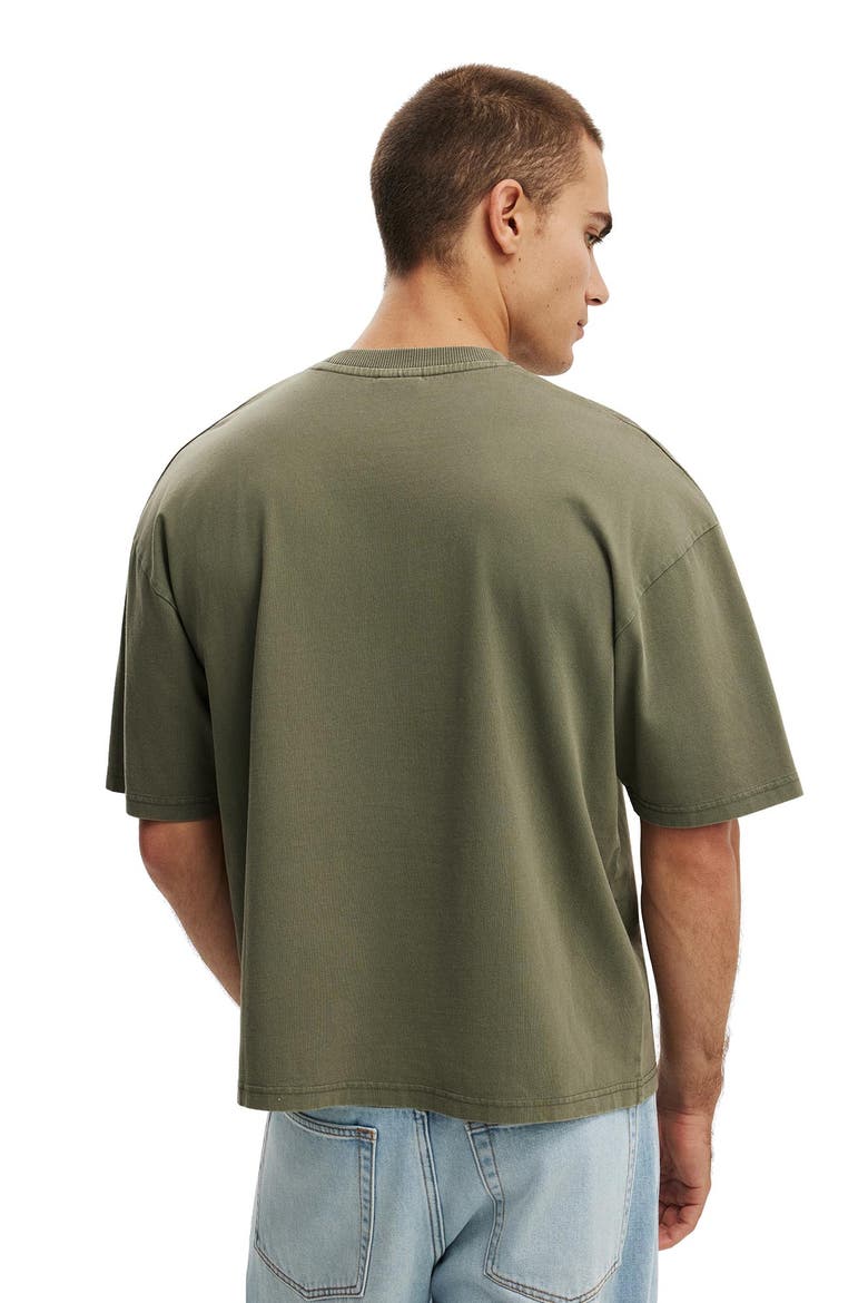 Men's Cropped Fit Music T-Shirt, Alternate, color, Military  Morgan Wallen -