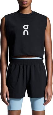 On Club Logo Crop Muscle Tank
