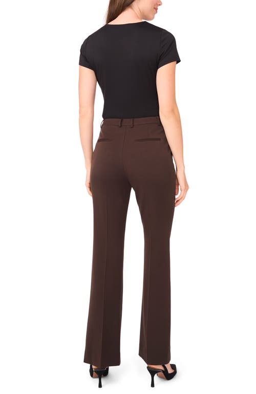 Halogenr Halogen(r) Slim Fit Flare Leg Pants In Brown