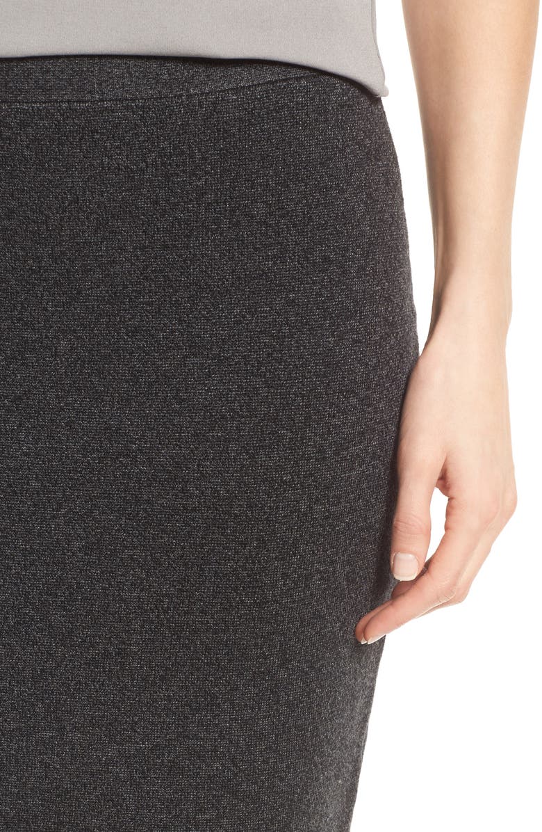 Eileen Fisher Sleek Tencel<sup>®</sup> Blend Interlock Knit Skirt, Alternate, color,