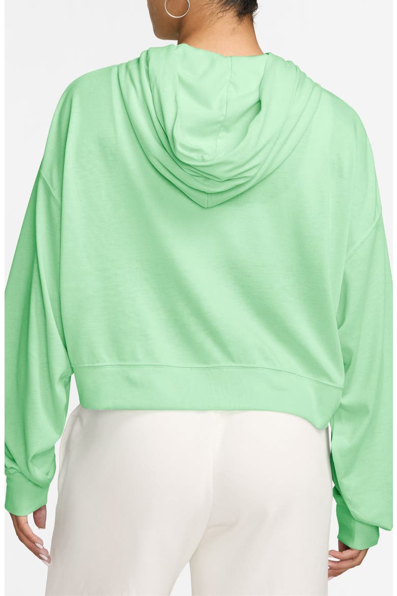 Lightweight Jersey Full Zip Hoodie, Alternate, color, CUCUMBER CALM/ WHITE