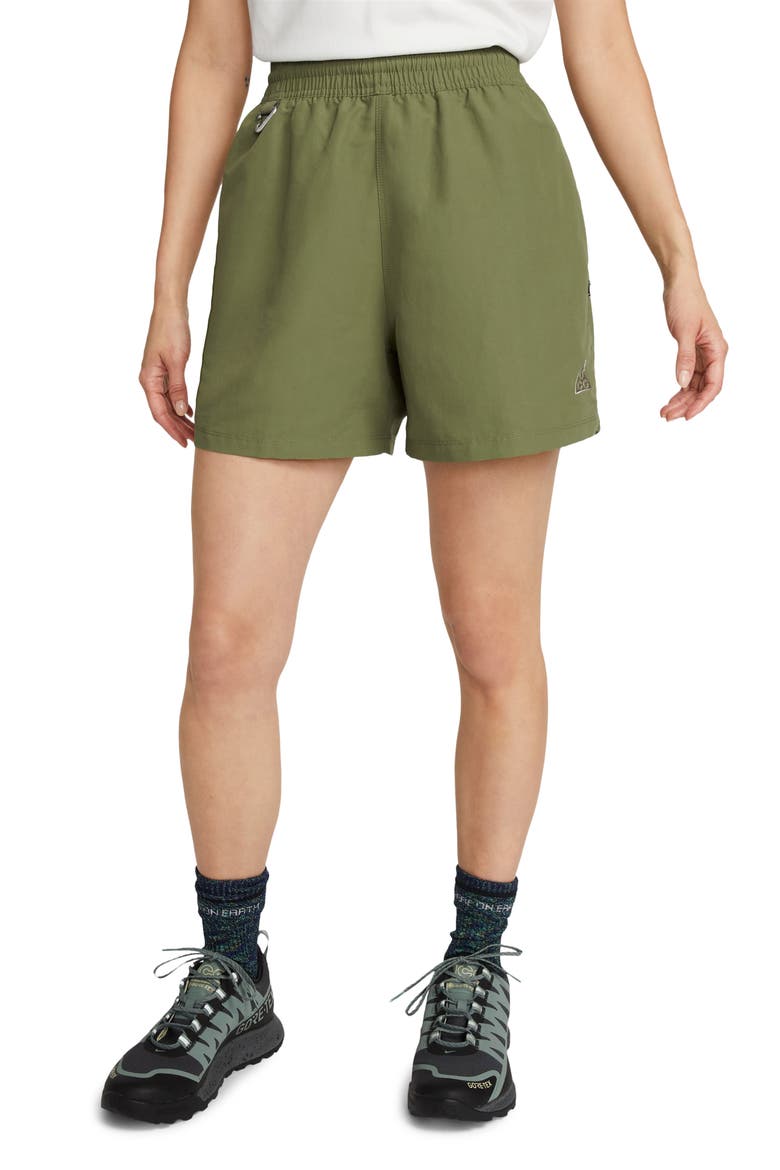 Women's ACG Nylon Shorts, Main, color, PILGRIM/ MEDIUM OLIVE/ KHAKI