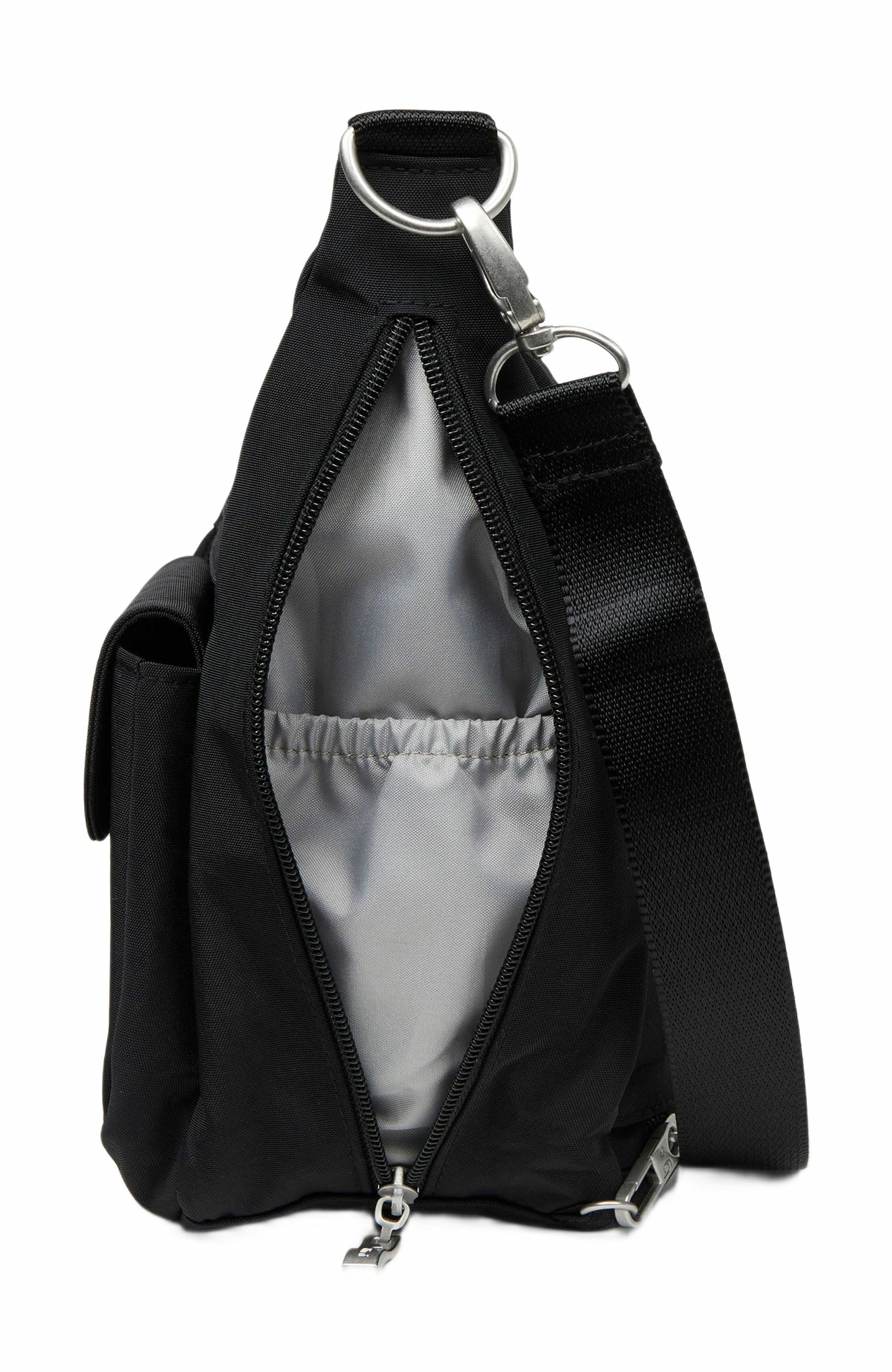 Modern Everywhere Hobo Crossbody Bag with Wristlet, Alternate, color, Black