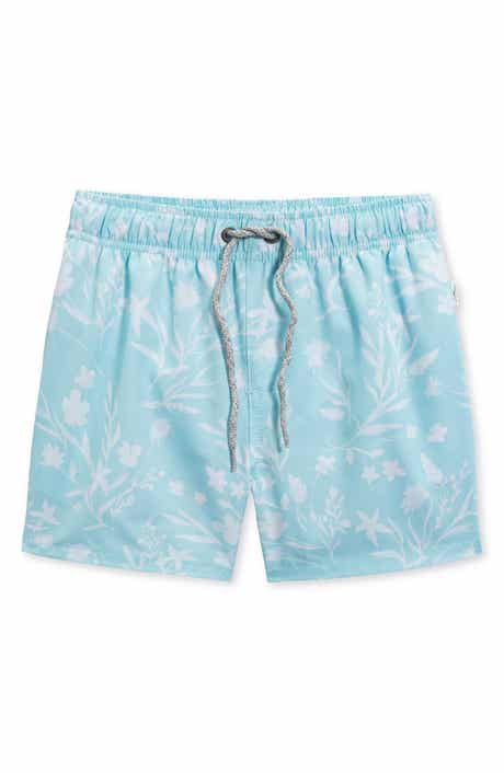 Vintage Summer Kids' Floral Four-Way Stretch Volley Swim Trunks