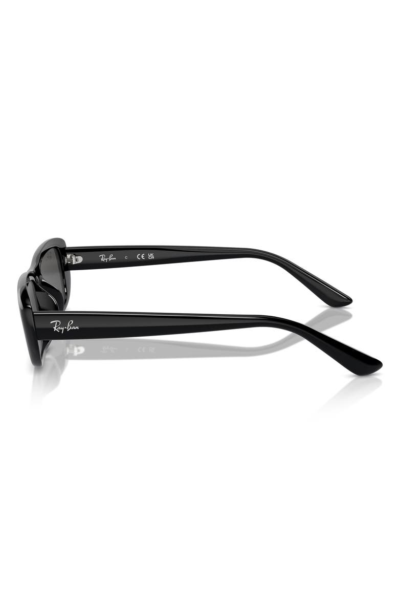 Ray-Ban 55mm Pillow Sunglasses, Alternate, color, Dark Grey