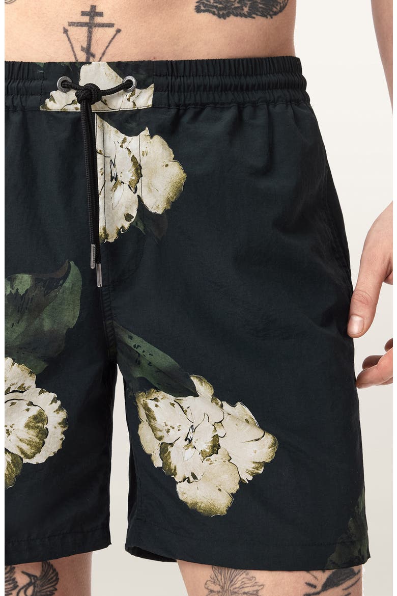 Novelle Swim Trunks, Alternate, color, JET BLACK