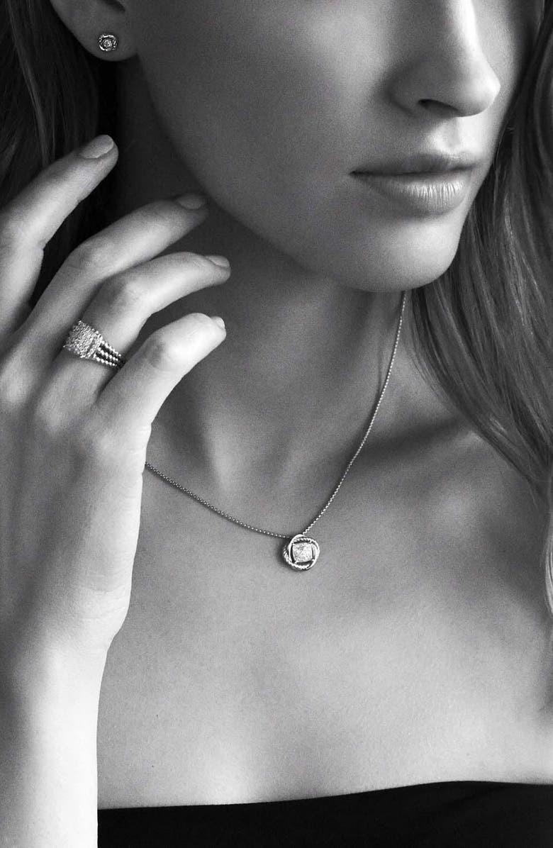 David Yurman Wheaton Petite Ring with Diamonds, Alternate, color, 