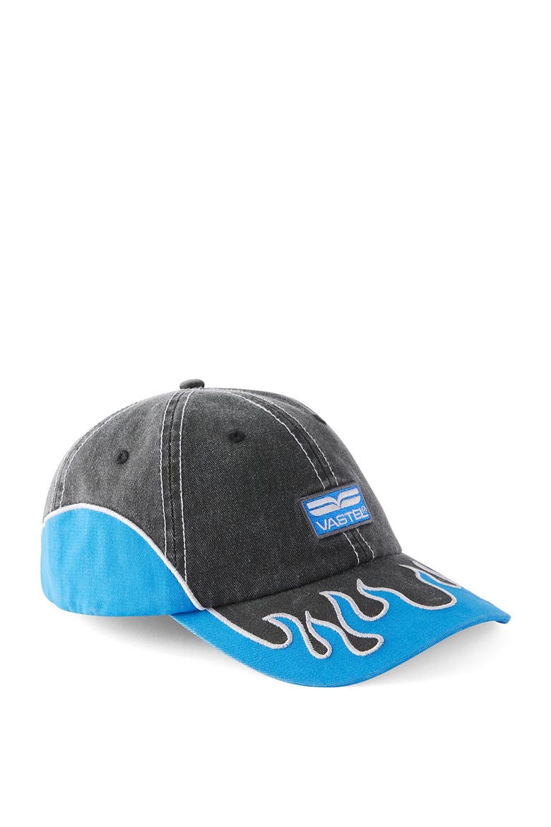 Men's Dad Hat, Main, color, Black Blue Vastel