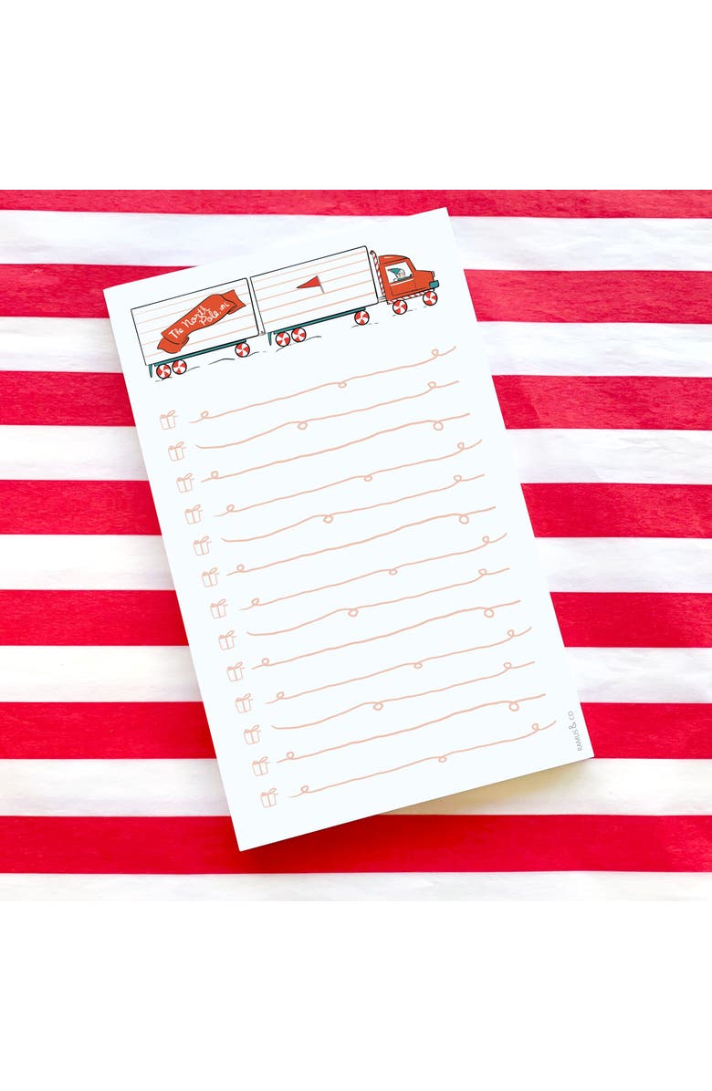 Ramus & Co The North Pole Inc 5" x 8" Winter Lined Notepad, Alternate, color, Multi-Pack