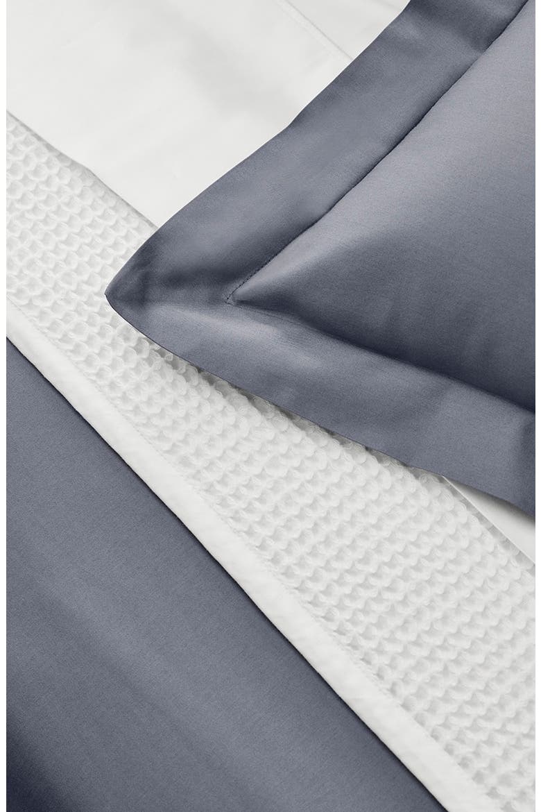 Percale Hemmed 300 Thread Count Duvet Cover & Shams Set, Alternate, color, MINERAL